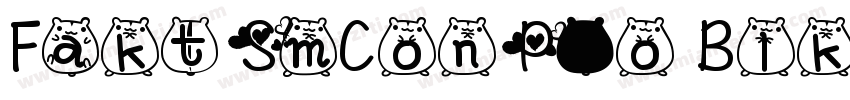 Fakt SmCon Pro Blk I字体转换
